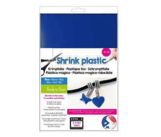 Shrink plastic μπλε A4, 4 φύλλα Shrink plastic μπλε A4, 4 φύλλα