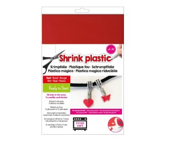 Shrink plastic κόκκινο A4 4 φύλλα Shrink plastic κόκκινο A4 4 φύλλα