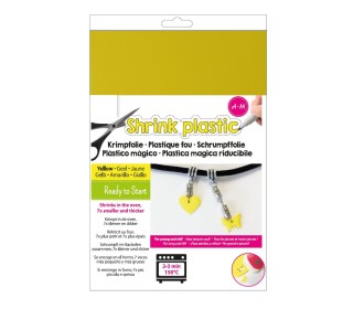Shrink plastic κίτρινο A4, 4 φύλλα Shrink plastic κίτρινο A4, 4 φύλλα
