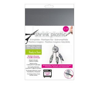 Shrink plastic ασημί A4 4 φύλλα Shrink plastic ασημί A4 4 φύλλα