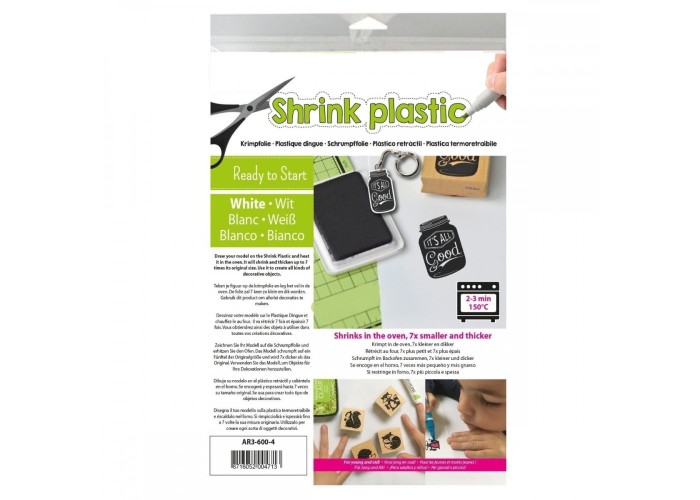 Shrink plastic λευκό A4, 25 φύλλα Shrink plastic λευκό A4, 25 φύλλα
