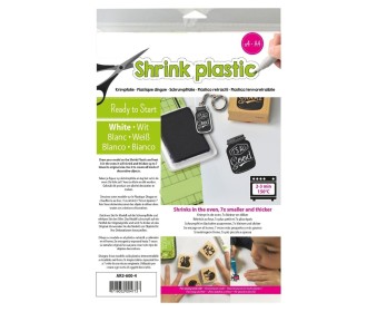 Shrink plastic λευκό A4, 4 φύλλα Shrink plastic λευκό A4, 4 φύλλα