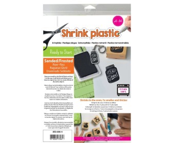 Shrink plastic frosted A4, 4 φύλλα Shrink plastic frosted A4, 4 φύλλα
