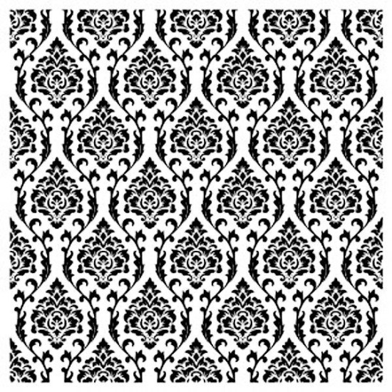 Σφραγίδα Σε Ξύλινη Βάση Damask #2 10cm X 10cm Σφραγίδα Σε Ξύλινη Βάση Damask #2 10cm X 10cm