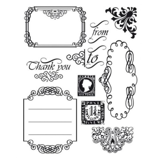 Σφραγίδα labels & flourish 