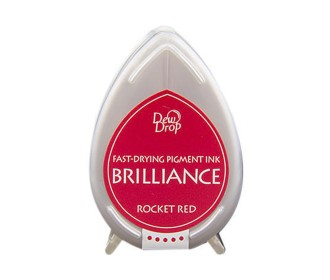 Μελάνι Για Σφραγιδες Tsukineko • Brilliance dew drop ink pad Rocket red Μελάνι Για Σφραγιδες Tsukineko • Brilliance dew drop ink pad Rocket red