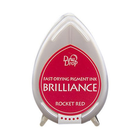 Μελάνι Για Σφραγιδες Tsukineko • Brilliance dew drop ink pad Rocket red Μελάνι Για Σφραγιδες Tsukineko • Brilliance dew drop ink pad Rocket red