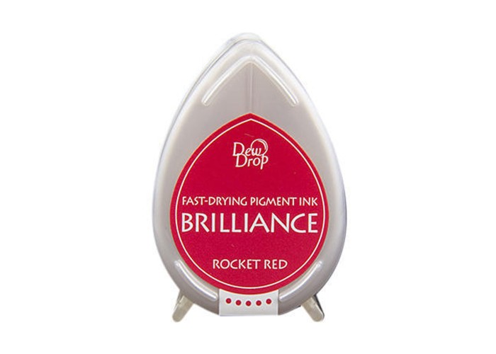 Μελάνι Για Σφραγιδες Tsukineko • Brilliance dew drop ink pad Rocket red Μελάνι Για Σφραγιδες Tsukineko • Brilliance dew drop ink pad Rocket red