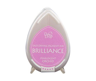 Μελάνι Για Σφραγιδες Tsukineko • Brilliance dew drop ink pad pearl Orchid Μελάνι Για Σφραγιδες Tsukineko • Brilliance dew drop ink pad pearl Orchid