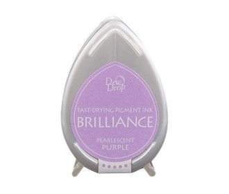 Μελάνι Για Σφραγιδες Tsukineko • Brilliance dew drop ink pad pearl Purple Μελάνι Για Σφραγιδες Tsukineko • Brilliance dew drop ink pad pearl Purple