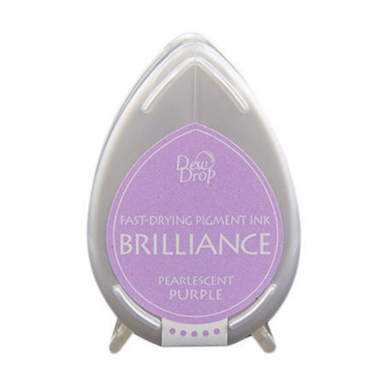 Μελάνι Για Σφραγιδες Tsukineko • Brilliance dew drop ink pad pearl Purple Μελάνι Για Σφραγιδες Tsukineko • Brilliance dew drop ink pad pearl Purple