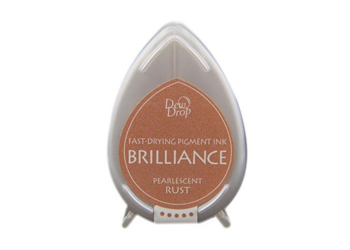 Μελάνι Για Σφραγιδες Tsukineko • Brilliance dew drop ink pad pearl Rust Μελάνι Για Σφραγιδες Tsukineko • Brilliance dew drop ink pad pearl Rust