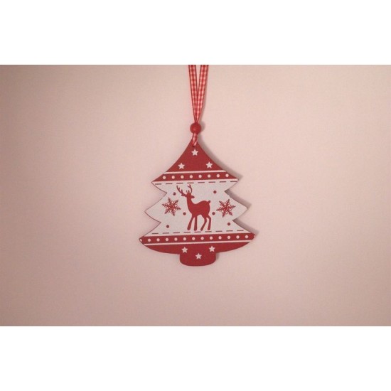 ΔΕΝΔΡΑΚΙ ΞΥΛΙΝΟ ΚΡΕΜΑΣΤΟ ΜΕ ΣΧΕΔΙΟ 11,5Χ10,5CM - WHITE-RED ΔΕΝΔΡΑΚΙ ΞΥΛΙΝΟ ΚΡΕΜΑΣΤΟ ΜΕ ΣΧΕΔΙΟ 11,5Χ10,5CM - WHITE-RED