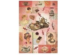 Ριζόχαρτο Decoupage - Tea - A4 Ριζόχαρτο Decoupage - Tea - A4