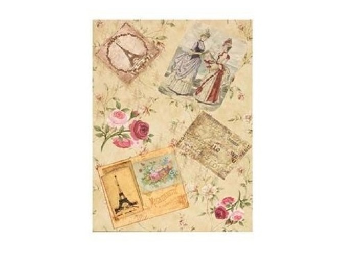 Ριζόχαρτο Decoupage post card - A4 Ριζόχαρτο Decoupage post card - A4