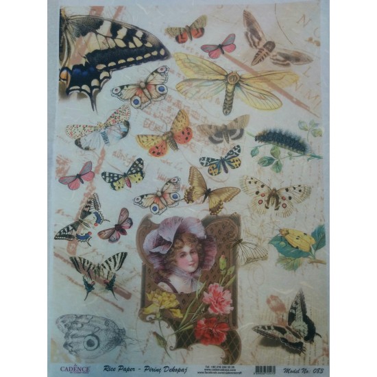 Χαρτί για decoupage - A3 25gr - CADENCE R083 Χαρτί για decoupage - A3 25gr - CADENCE R083