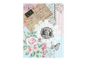 Ριζόχαρτο Decoupage καρτ ποστάλ - A4 Ριζόχαρτο Decoupage καρτ ποστάλ - A4