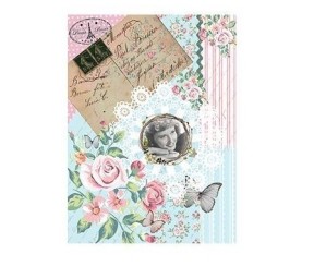 Ριζόχαρτο Decoupage καρτ ποστάλ - A4 Ριζόχαρτο Decoupage καρτ ποστάλ - A4