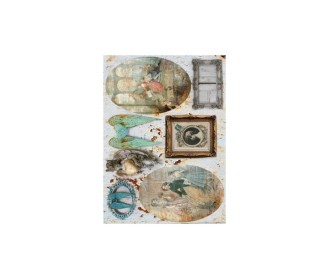 Ριζόχαρτο Decoupage φτερά αγγέλου - A4 Ριζόχαρτο Decoupage φτερά αγγέλου - A4