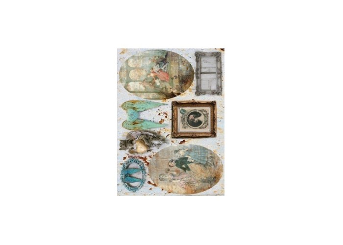 Ριζόχαρτο Decoupage φτερά αγγέλου - A4 Ριζόχαρτο Decoupage φτερά αγγέλου - A4