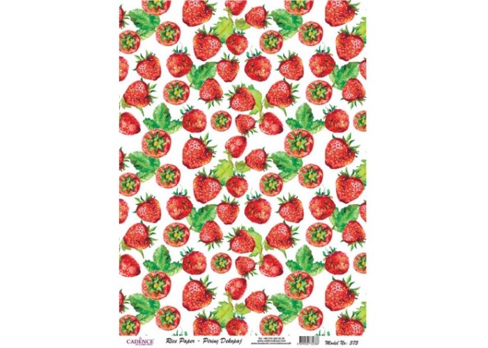Ριζόχαρτο Decoupage - A4 25gr - CADENCE 375 Ριζόχαρτο Decoupage - A4 25gr - CADENCE 375