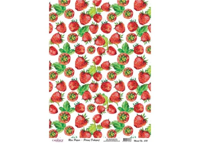 Ριζόχαρτο Decoupage - A4 25gr - CADENCE 375