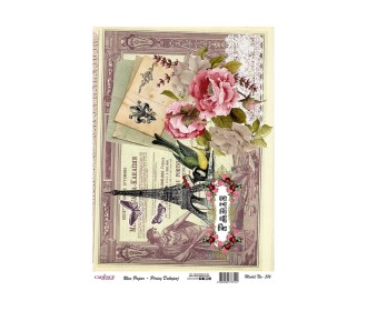 Ριζόχαρτο Decoupage -Paris  - A4 Ριζόχαρτο Decoupage -Paris  - A4