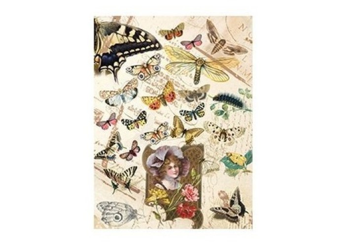 Ριζόχαρτο Decoupage Butterfly - A4 Ριζόχαρτο Decoupage Butterfly - A4
