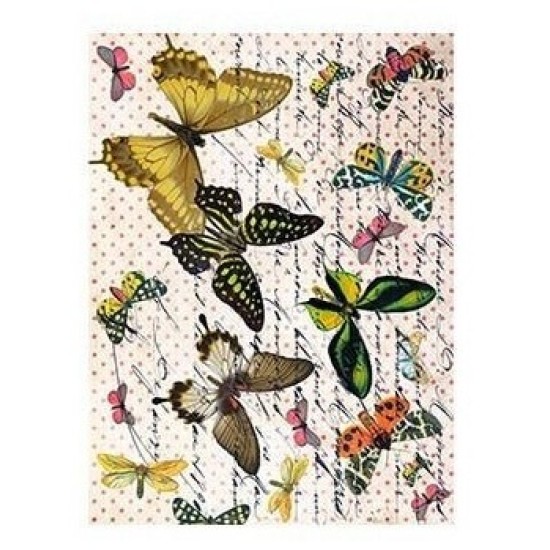 Ριζόχαρτο Decoupage πεταλούδες - A4 Ριζόχαρτο Decoupage πεταλούδες - A4