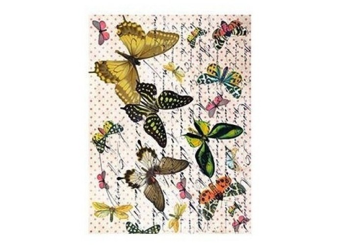 Ριζόχαρτο Decoupage πεταλούδες - A4 Ριζόχαρτο Decoupage πεταλούδες - A4