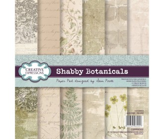 Σετ Χαρτόνια Χειροτεχνίας Creative Expressions • Shabby Botanicals 20cm x 20cm 24Φ 150gsm Σετ Χαρτόνια Χειροτεχνίας Creative Expressions • Shabby Botanicals 20cm x 20cm 24Φ 150gsm