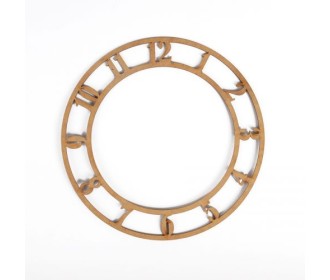 Πρόσοψη για ρολόι - Αριθμοί - 25cm διάμετρος.  