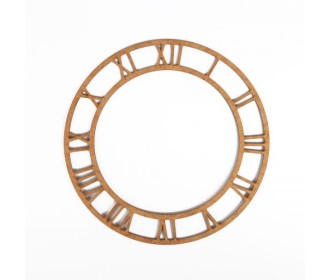 Πρόσοψη για ρολόι - Λατινικοί αριθμοί - 25cm διάμετρος. Πρόσοψη για ρολόι - Λατινικοί αριθμοί - 25cm διάμετρος.