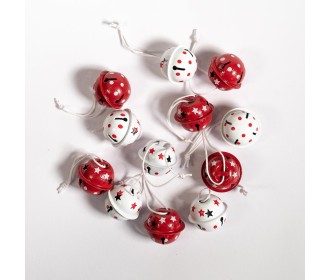 ΔΙΑΚΟΣΜΗΤΙΚΑ ΜΕΤΑΛΛΙΚΑ ΚΟΥΔΟΥΝΙ SET12 3X2,5CM WHITE-RED ΔΙΑΚΟΣΜΗΤΙΚΑ ΜΕΤΑΛΛΙΚΑ ΚΟΥΔΟΥΝΙ SET12 3X2,5CM WHITE-RED