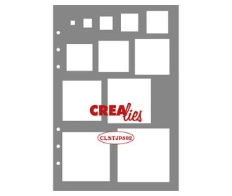 Stencil decoration Τετράγωνα Stencil decoration Τετράγωνα