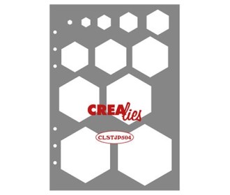 Stencil decoration Εξάγωνα Stencil decoration Εξάγωνα