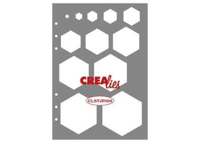 Stencil decoration Εξάγωνα Stencil decoration Εξάγωνα