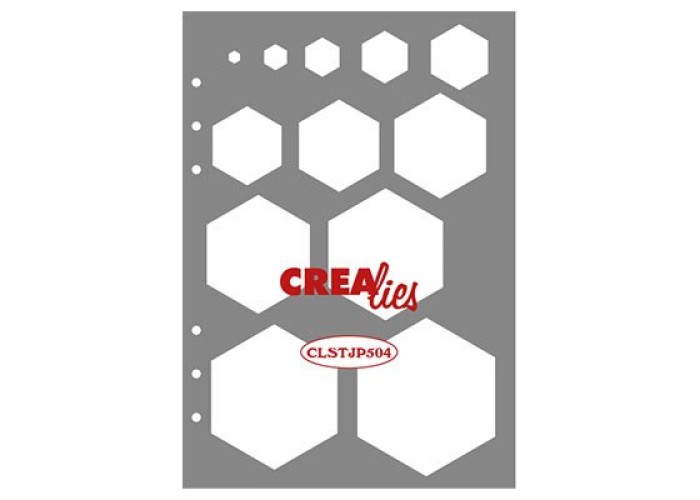 Stencil decoration Εξάγωνα Stencil decoration Εξάγωνα