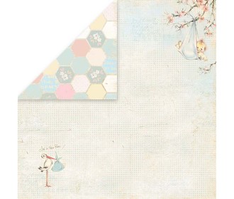 Χαρτόνι Scrapbooking New Baby Born 30cm x30cm 190gr NBB04 Χαρτόνι Scrapbooking New Baby Born 30cm x30cm 190gr NBB04