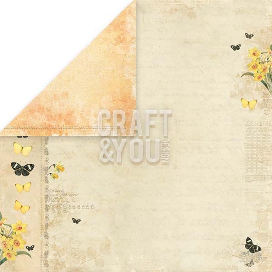 Χαρτόνι Scrapbooking Spring Garden 3  30cm x 30cm 