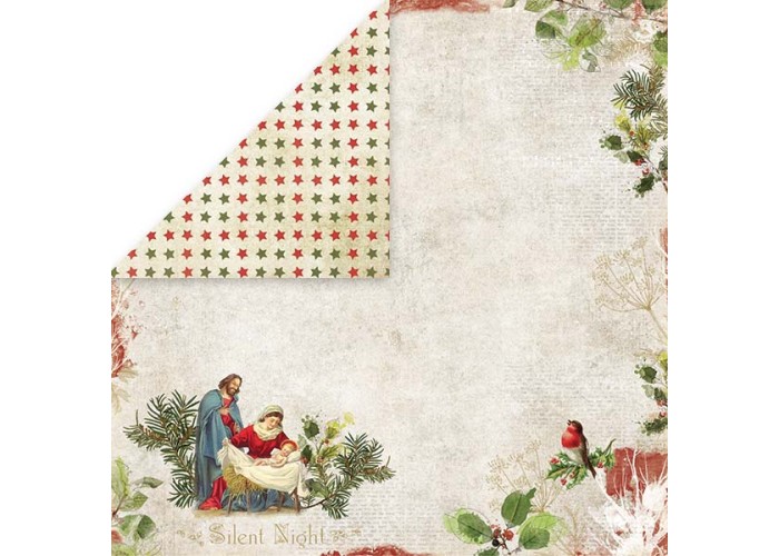 Χαρτόνι Scrapbooking Silent Night 30cm x 30xm 