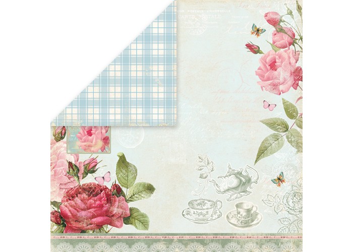 Χαρτόνι Scrapbooking Tea Time 30cm x30cm250gr TT03 Χαρτόνι Scrapbooking Tea Time 30cm x30cm250gr TT03