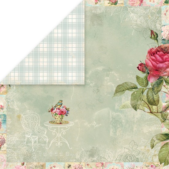 Χαρτόνι Scrapbooking Tea Time 30cm x30cm 250gr TT04