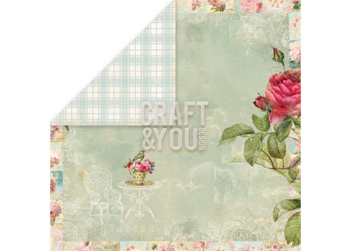 Χαρτόνι Scrapbooking Tea Time 30cm x30cm 250gr TT04 Χαρτόνι Scrapbooking Tea Time 30cm x30cm 250gr TT04
