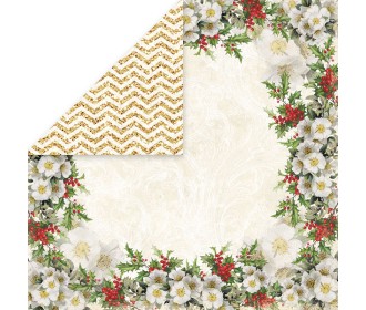 Χαρτόνι Scrapbooking White Christmas 1 30cm x 30xm  Χαρτόνι Scrapbooking White Christmas 1 30cm x 30xm