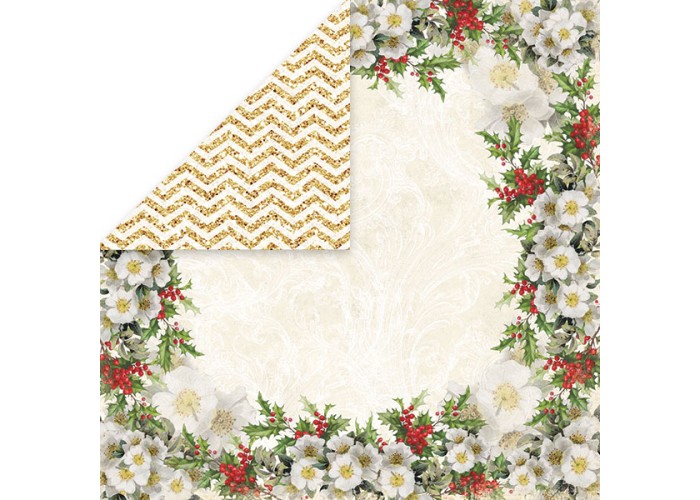 Χαρτόνι Scrapbooking White Christmas 1 30cm x 30xm 