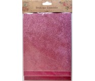 Χαρτί glitter ροζ 6τεμ 18x15cm Χαρτί glitter ροζ 6τεμ 18x15cm