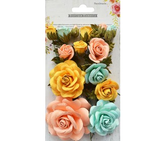 Χειροποίητα Τριαντάφυλλα Rosalind Με Μπουμπούκια Pastel Palette 21τεμ Χειροποίητα Τριαντάφυλλα Rosalind Με Μπουμπούκια Pastel Palette 21τεμ