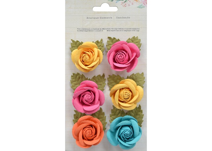 Χειροποίητα Τριαντάφυλλα Sharon Pastel PaletteVivid Palette