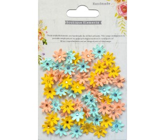 Χειροποίητα Λουλούδια Micro Jewlled  Με Στρας Pastel Palette  60τεμ Χειροποίητα Λουλούδια Micro Jewlled  Με Στρας Pastel Palette  60τεμ